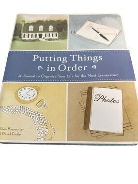 Putting Things in Order Legacy Planning Organizer Journal Binder